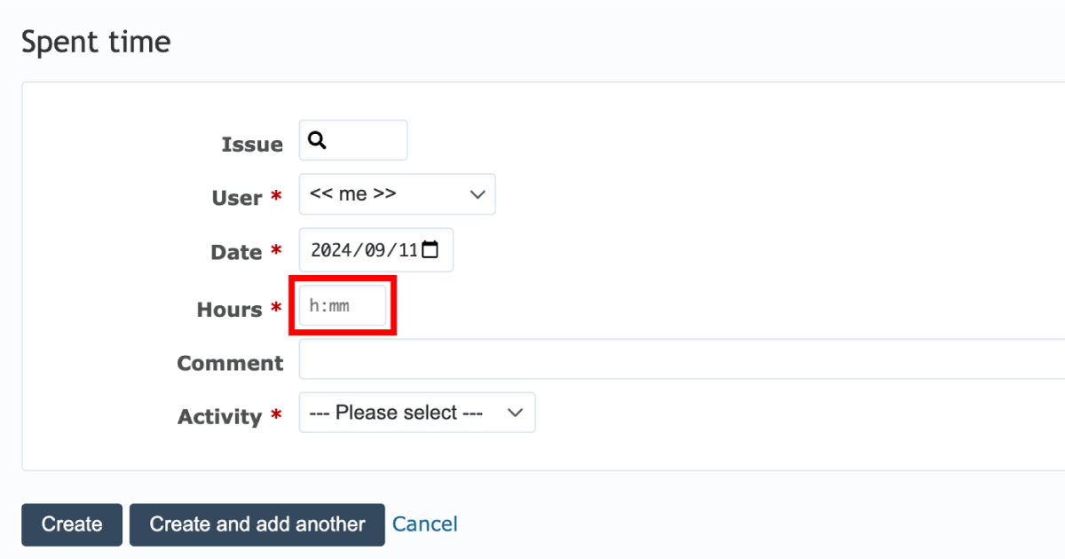 【Monthly Update】Preview of the New Features in Pre-release Redmine! Add placeholder 'h:mm' to hours field and More (August 2024 Commit Highlights)